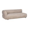 SOFÁ MÓDULO IZQUIERDO BEIGE TEJIDO SALÓN 199 X 92 X 65 CM