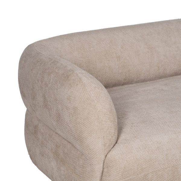 SOFÁ MÓDULO IZQUIERDO BEIGE TEJIDO SALÓN 199 X 92 X 65 CM