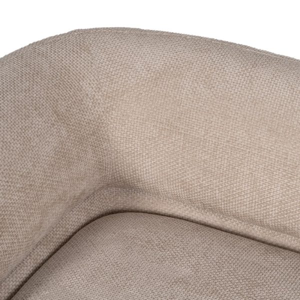 SOFÁ MÓDULO IZQUIERDO BEIGE TEJIDO SALÓN 199 X 92 X 65 CM