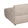 SOFÁ MÓDULO IZQUIERDO BEIGE TEJIDO SALÓN 199 X 92 X 65 CM