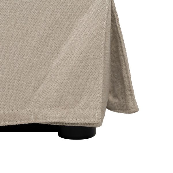 613735-09 CAMA CANAPÉ BEIGE TEJIDO DORMITORIO 196 X 215 X 96 CM