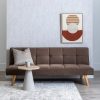 613744-001 SOFÁ-CAMA TAUPE MADERA DECORACIÓN 175 X 84 X 73 CM
