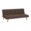 613744-01 SOFÁ-CAMA TAUPE MADERA DECORACIÓN 175 X 84 X 73 CM
