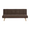 613744-03 SOFÁ-CAMA TAUPE MADERA DECORACIÓN 175 X 84 X 73 CM