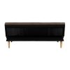 613744-04 SOFÁ-CAMA TAUPE MADERA DECORACIÓN 175 X 84 X 73 CM