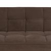 613744-07 SOFÁ-CAMA TAUPE MADERA DECORACIÓN 175 X 84 X 73 CM