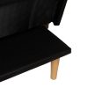 613744-12 SOFÁ-CAMA TAUPE MADERA DECORACIÓN 175 X 84 X 73 CM