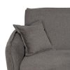 SOFÁ-CAMA GRIS TEJIDO-METAL SALÓN 214 X 106 X 84 CM