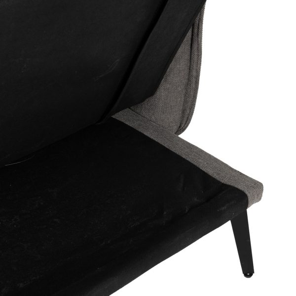 SOFÁ-CAMA GRIS TEJIDO-METAL SALÓN 214 X 106 X 84 CM
