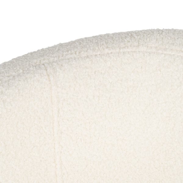 SILLÓN BLANCO TEJIDO-METAL SALÓN 68 X 66 X 74 CM