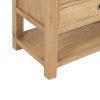 MESITA NATURAL MADERA MINDI DORMITORIO 60 X 35 X 65 CM