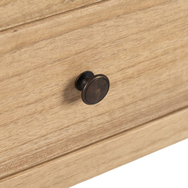 CONSOLA NATURAL MADERA MINDI ENTRADA 70 X 30 X 80 CM