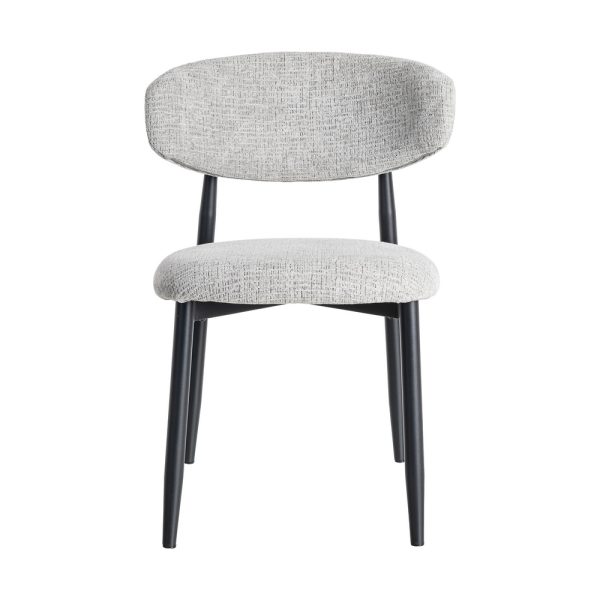 SILLA GRIS TEJIDO-METAL 53 X 51 X 76,50 CM