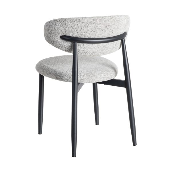 SILLA GRIS TEJIDO-METAL 53 X 51 X 76,50 CM
