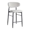 TABURETE 65CM GRIS TEJIDO-METAL 53 X 52 X 95 CM