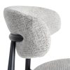 TABURETE 65CM GRIS TEJIDO-METAL 53 X 52 X 95 CM