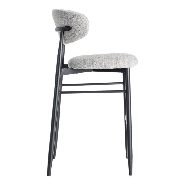 TABURETE 75CM GRIS TEJIDO-METAL 54 X 52 X 105 CM