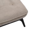 CHAISE-LOUNGER TAUPE TEJIDO-METAL 168 X 90 X 82 CM