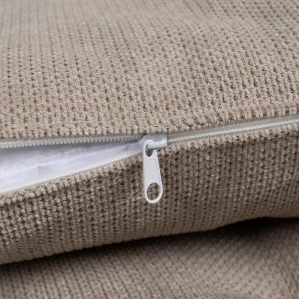 CHAISE-LOUNGER TAUPE TEJIDO-METAL 168 X 90 X 82 CM