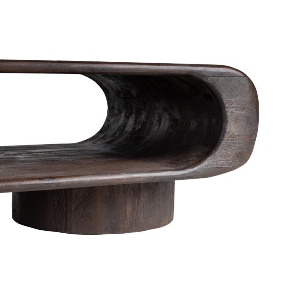 MESA CENTRO MADERA DE MANGO SALÓN 122 X 61 X 42 CM