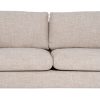 SOFÁ 3 PLAZAS BEIGE TEJIDO-MADERA 221 X 90 X 87 CM