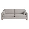 SOFÁ 3 PLAZAS GRIS TEJIDO-MADERA 221 X 90 X 87 CM