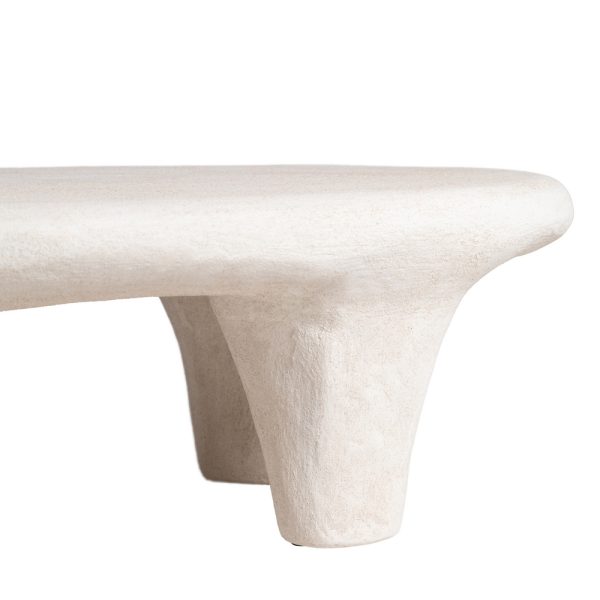MESA CENTRO BLANCO POLIRESINA WILMA 102 X 62 X 32 CM