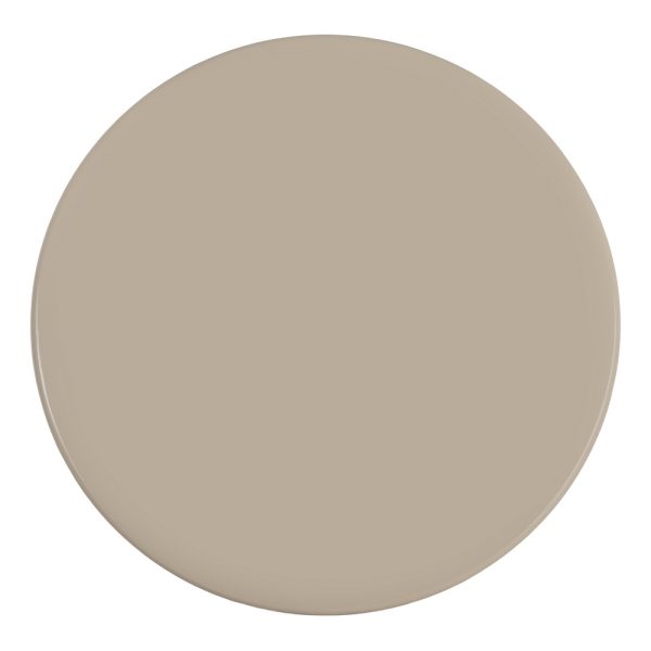 MESA COMEDOR ALTO BRILLO TAUPE DM 120 X 120 X 75 CM