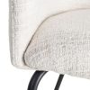 SILLA CREMA TEJIDO-METAL SALÓN 61 X 56 X 77,50 CM