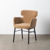 SILLA BEIGE TEJIDO-METAL SALÓN 59,50 X 62,50 X 86 CM