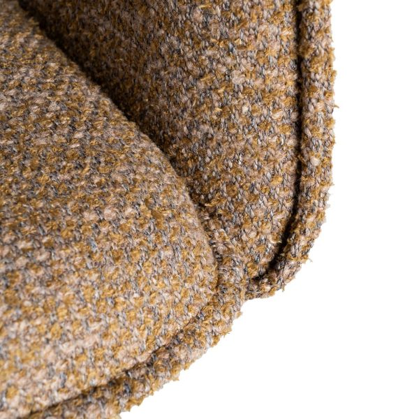 SILLA BEIGE TEJIDO-METAL SALÓN 58,50 X 60 X 86,50 CM