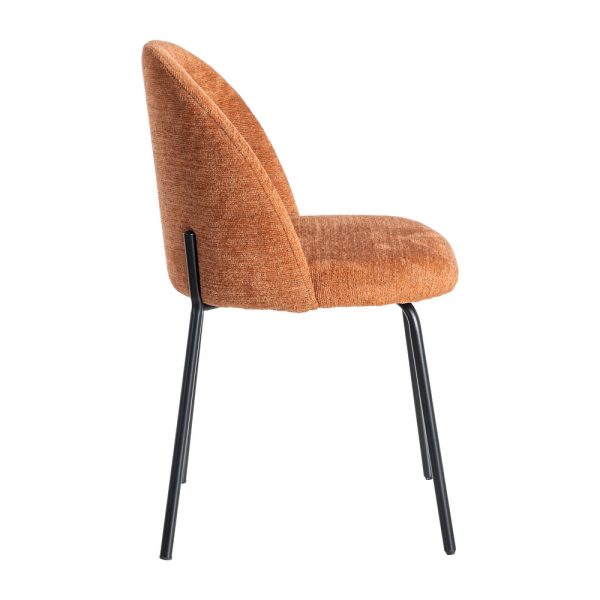 SILLA CALABAZA TEJIDO-METAL CONTRACT 49 X 48 X 80 CM