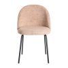 SILLA ROSA TEJIDO-METAL CONTRACT 49 X 48 X 80 CM