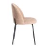SILLA ROSA TEJIDO-METAL CONTRACT 49 X 48 X 80 CM