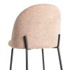 SILLA ROSA TEJIDO-METAL CONTRACT 49 X 48 X 80 CM