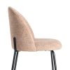 SILLA ROSA TEJIDO-METAL CONTRACT 49 X 48 X 80 CM