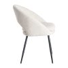 SILLA CREMA TEJIDO-METAL CONTRACT 58 X 60 X 80 CM