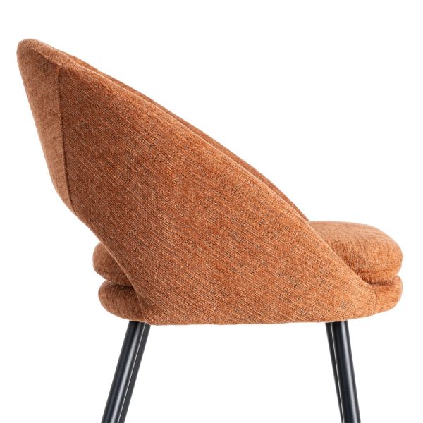 SILLA CALABAZA TEJIDO-METAL CONTRACT 58 X 60 X 80 CM