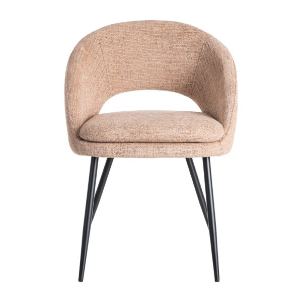 SILLA ROSA TEJIDO-METAL CONTRACT 67,50 X 47 X 79,50 CM