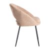 SILLA ROSA TEJIDO-METAL CONTRACT 67,50 X 47 X 79,50 CM