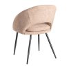 SILLA ROSA TEJIDO-METAL CONTRACT 67,50 X 47 X 79,50 CM