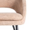 SILLA ROSA TEJIDO-METAL CONTRACT 67,50 X 47 X 79,50 CM