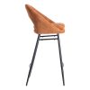 615399-03 TABURETE CALABAZA TEJIDO-METAL CONTRACT 53 X 48 X 100 CM