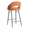615399-04 TABURETE CALABAZA TEJIDO-METAL CONTRACT 53 X 48 X 100 CM