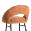 615399-05 TABURETE CALABAZA TEJIDO-METAL CONTRACT 53 X 48 X 100 CM