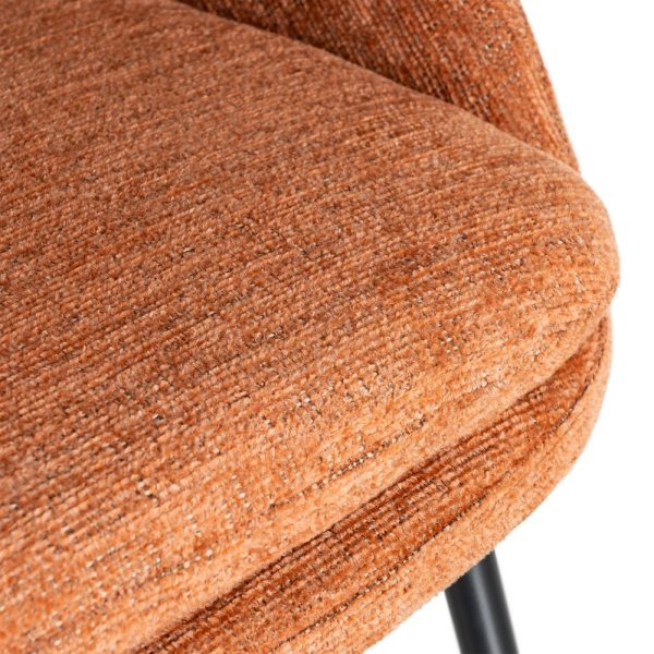 615399-09 TABURETE CALABAZA TEJIDO-METAL CONTRACT 53 X 48 X 100 CM