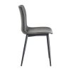 SILLA NEGRO METAL / SIMIL PIEL