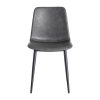 SILLA NEGRO METAL / SIMIL PIEL