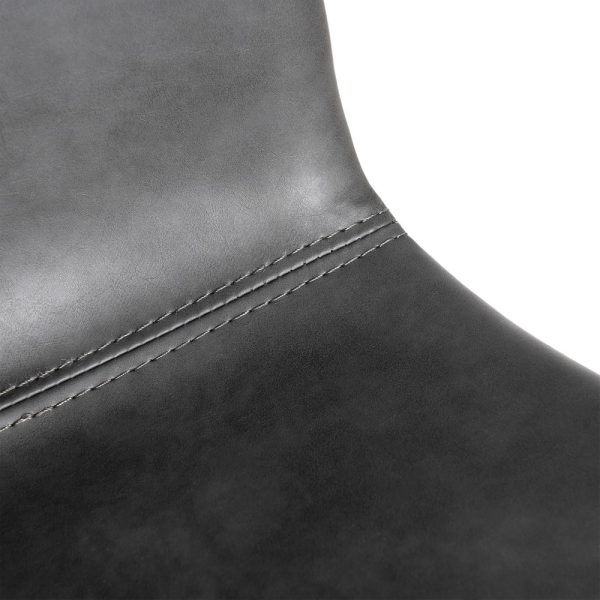 SILLA NEGRO METAL / SIMIL PIEL