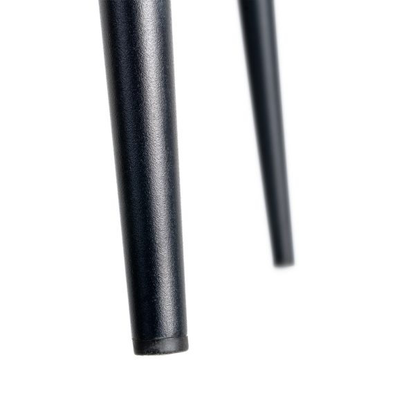 SILLA NEGRO METAL / SIMIL PIEL